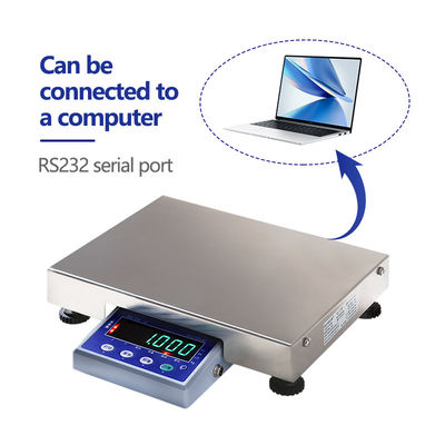 SOHE ATC 30KG Balança digital de mesa com material de qualidade alimentar e 10.5V / 1A alimentação