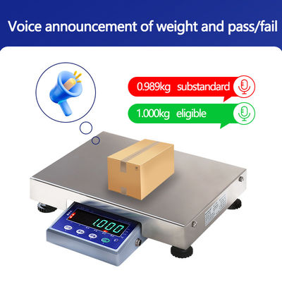 SOHE AT-B Balança eletrônica de mesa de 30 kg com anúncio de voz Comunicação Bluetooth