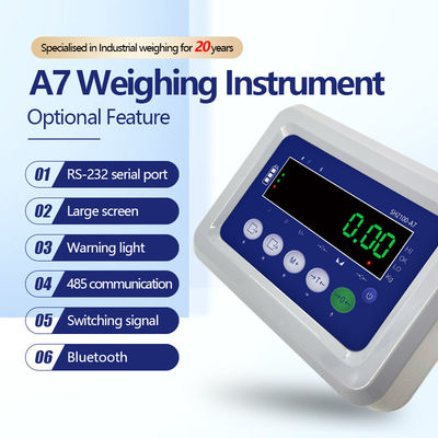 130mm*138mm*200mm SOHE A7 Sensor de Indicador de Pesagem do Métro Display Instrument com 1