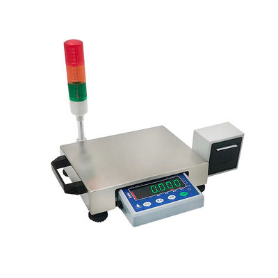 Display LED 6KG Luzes de alarme de aço tricolor com armazenamento de disco U e necessidades de impressão