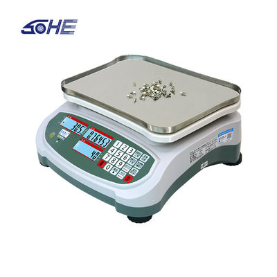 Balança de mesa de pesagem industrial com ecrã LCD e alcance máximo de 75 kg SOHE 2024