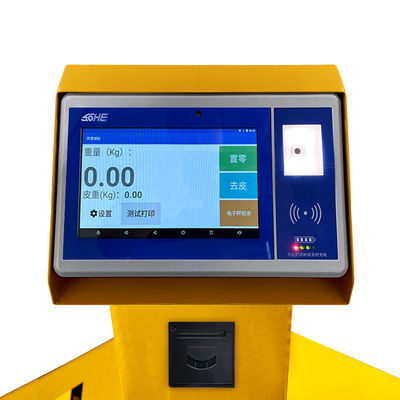 Sistema de Pesagem de Capacidade de 3000KG SOHE Balanças de empilhadeira Android inteligente com ecrã LED