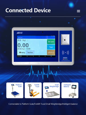 7 polegadas Android Smart Screen Bateria Indicador de peso Instrumento para AC / DC fonte de alimentação