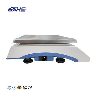 Escala de mesa de pesagem de precisão de tela LCD personalizável de 6 kg com classificação de precisão de nível