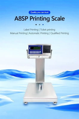 A8SP Impressão Escala de plataforma pequena com capacidade de 6 kg e barra vertical quadrada de 22 cm * 28 cm