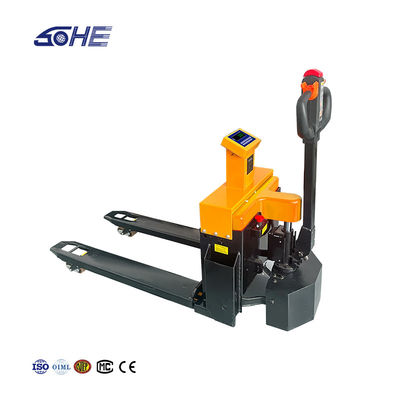 Caminhão de paletes elétrico com balança e display LED Peso morto 210KG SOHE estreito 1-3t
