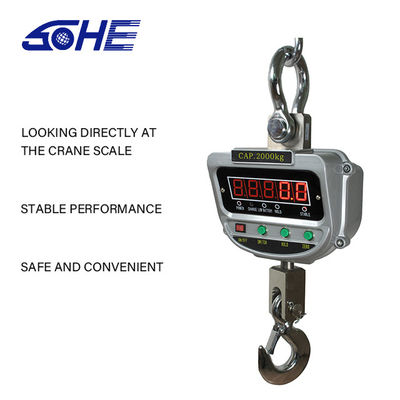 Suporte personalizado Escala Digital Pendente 1t com controle remoto e LCD LED