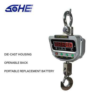 Suporte personalizado Escala Digital Pendente 1t com controle remoto e LCD LED