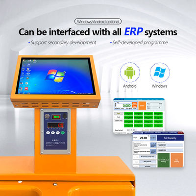 Balanças de impressão de 3000 kg SOHE Eletricidade Inteligente Windows System Touch Screen