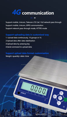 SHWDL-4G 3-30KG Balança de Pesagem Industrial com Display LCD Balança de Tabela de Alta Precisão