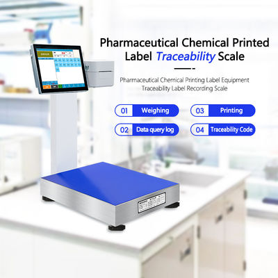 Display LCD Dispositivo de impressão de rótulos químicos farmacêuticos para tamanho de mesa de 400 mm*500 mm