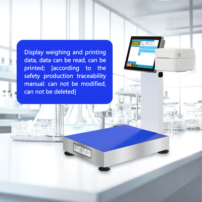 Display LCD Dispositivo de impressão de rótulos químicos farmacêuticos para tamanho de mesa de 400 mm*500 mm