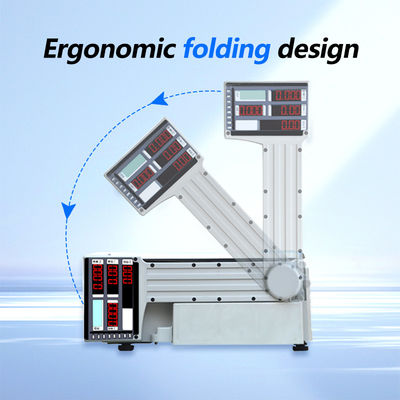 AC 100-240V/DC21V Suporte personalizado OBM Impressão Código de Barra Tabela de Escala SHW-TMC 15kg