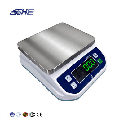 SOHES3 1.5KG Balança impermeável ABS de aço inoxidável de alta precisão para processamento de alimentos