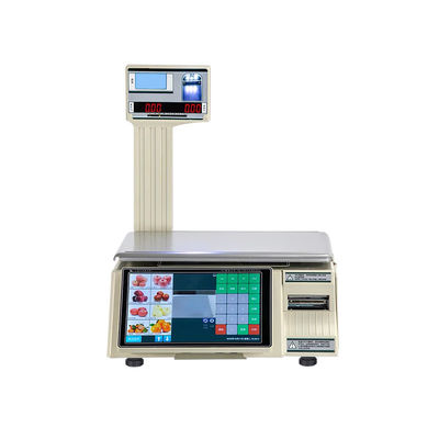 Display LCD Inteligente Tabela de códigos de barras Escala SHW-TMF6 para 30 kg Capacidade