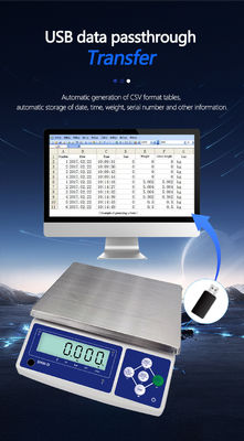 SHWDL-3KG USB Storage Communication LCD Display AC/DC Power Supply para software ERP