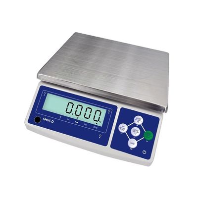 Escala de tabela de funções Ethernet SHWDL-15KG com ecrã LCD e alimentação AC/DC