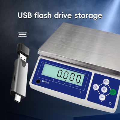 Escala de tabela de funções Ethernet SHWDL-15KG com ecrã LCD e alimentação AC/DC