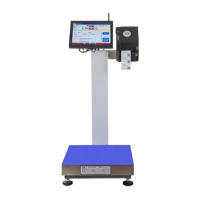Ecrã de escritório de 15 polegadas SOHE 2024 15-200kg Processamento de carne de porco e carne bovina LCD Display Label Scale