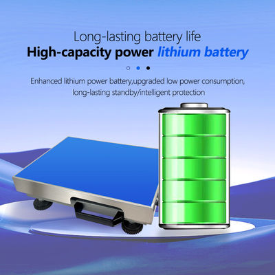 Escala de pesagem industrial portátil Bluetooth com plataforma de 300*400 mm e capacidade de 150 kg