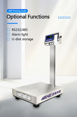 Display LED de aço inoxidável Advanced A8SP Printing Industrial Platform Escala 60cm*80cm