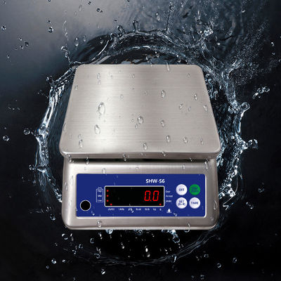 AC220V/50HZ Fornecimento de energia SOHE S6 3KG aço inoxidável IP68 Escala à prova d'água para potentes