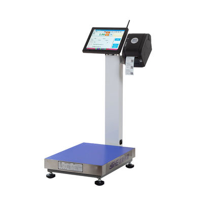 Escala de pesagem de tela de 15 polegadas para processamento de frutos do mar Dock Windows 15-200kg Capacidade