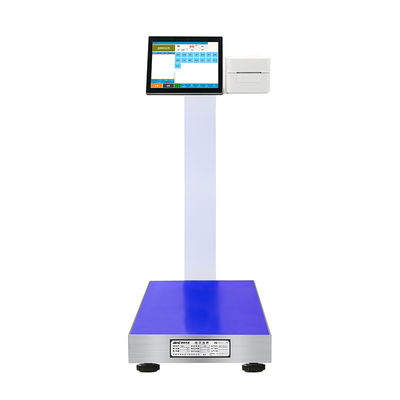 Escala de pesagem de tela de 15 polegadas para processamento de frutos do mar Dock Windows 15-200kg Capacidade