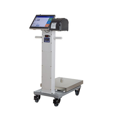 150kg Move Touch Screen Função de impressão de software Smart PC Scale com ecrã LCD