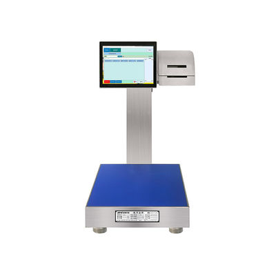 Escala inteligente totalmente à prova d'água 30KG com design plug-in e impressão de rótulos