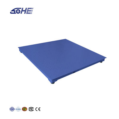 SOHE 1000KG Escala de piso de aço carbono com suportes de impressão LED Capacidade de exibição 0-1000KG