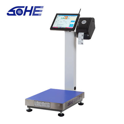 Display LCD LED Balanças de mesa de impressão inteligentes com suporte personalizado da OBM