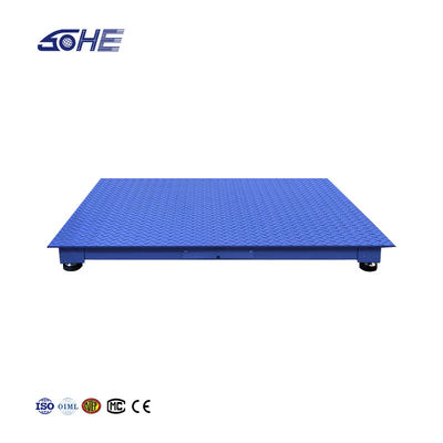 1.2*1.2m Escala de piso industrial de aço carbono com suportes e ecrã LED