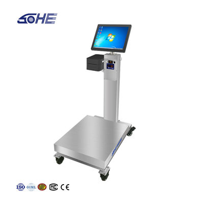 15 polegadas Rotativo Display Android Inteligente Touchscreen Plataforma Escala 50cm por 60cm