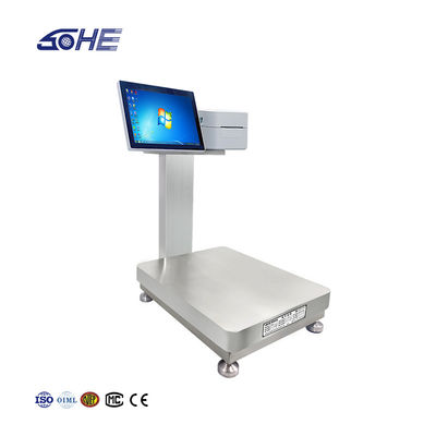 Smart Waterproof SOHE 60KG Plug-in Industrial Balance Platform para processamento