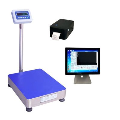 Balança de plataforma industrial com 60 kg-100 kg de display LED e 30-800 kg de alcance