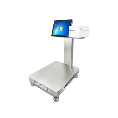 60KG SOHE Bateria Simples Impermeável Inteligente Industrial Balanças de Pesagem Plataforma Imprimir Laber Balança