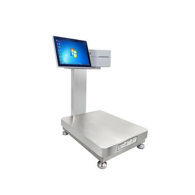 60KG SOHE Bateria Simples Impermeável Inteligente Industrial Balanças de Pesagem Plataforma Imprimir Laber Balança