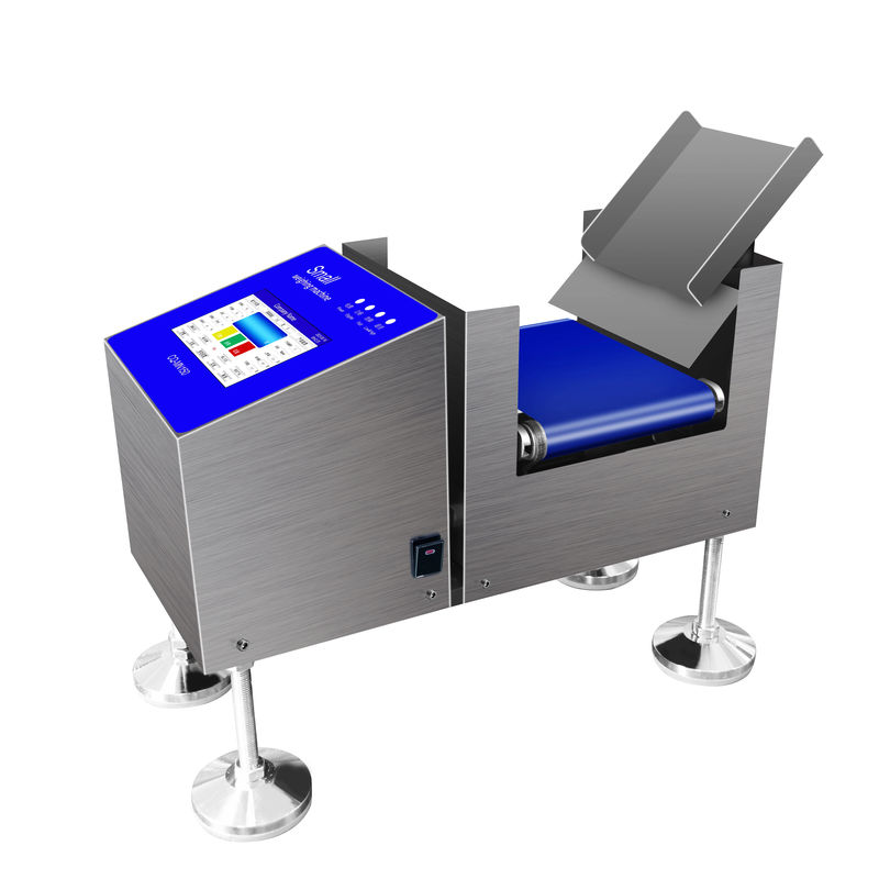 Linha de embalagem de balança automática com tamanho do material de pesagem ≤ 160 mm L * 130 mm W