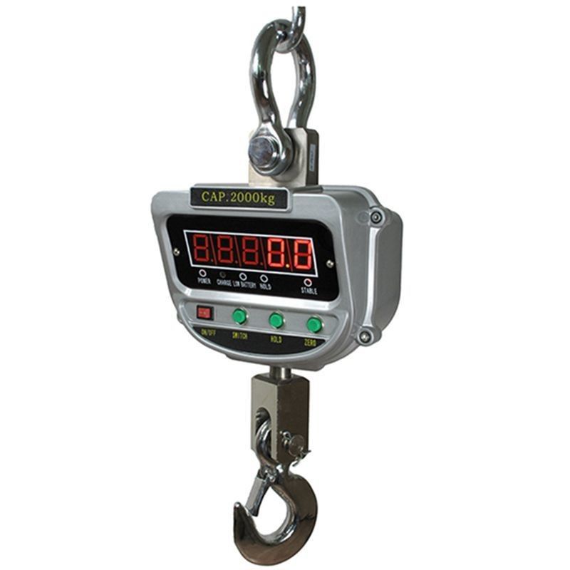 110V-220V Display LED de alta precisão Escala de liga de alumínio Escala de gancho principal para suporte OEM