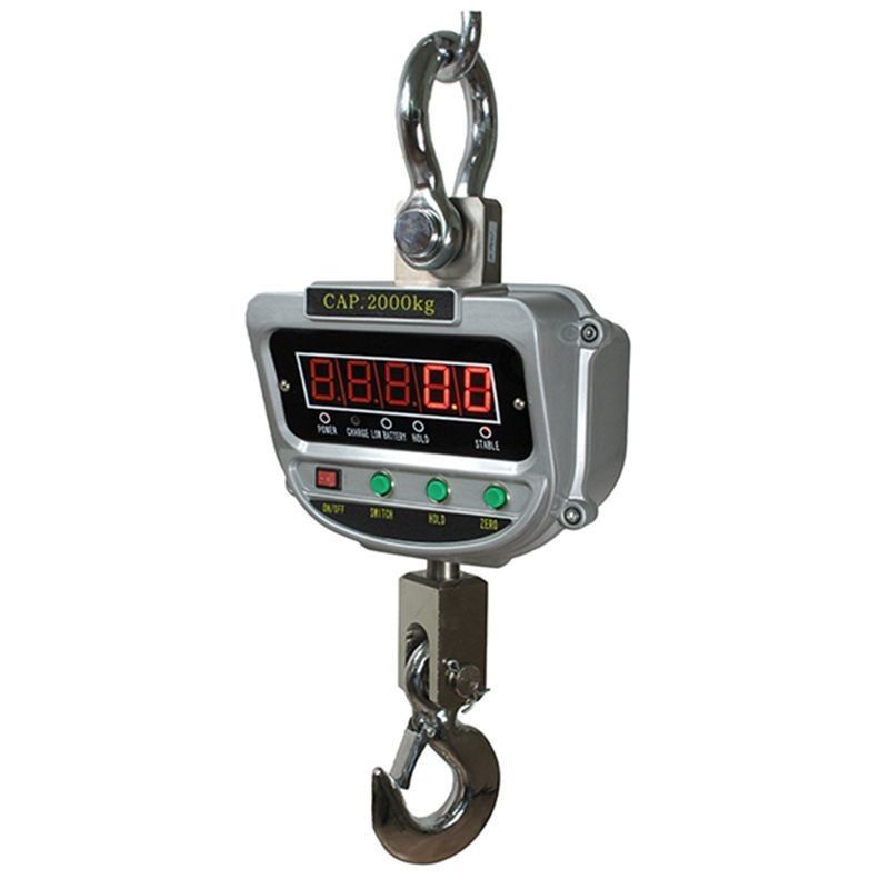 Escala de guindaste de exibição LED LCD conveniente e leve 2t com suporte OEM personalizado