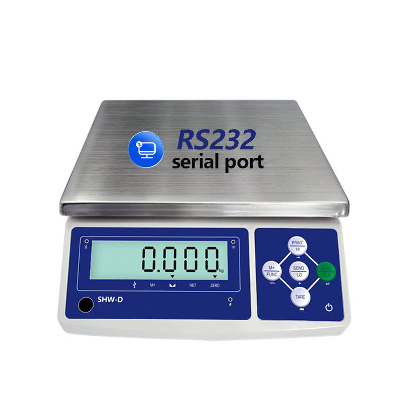 Suporte personalizado 3KG SHWDL-232 Balança de mesa de pesagem industrial com porta serial RS232