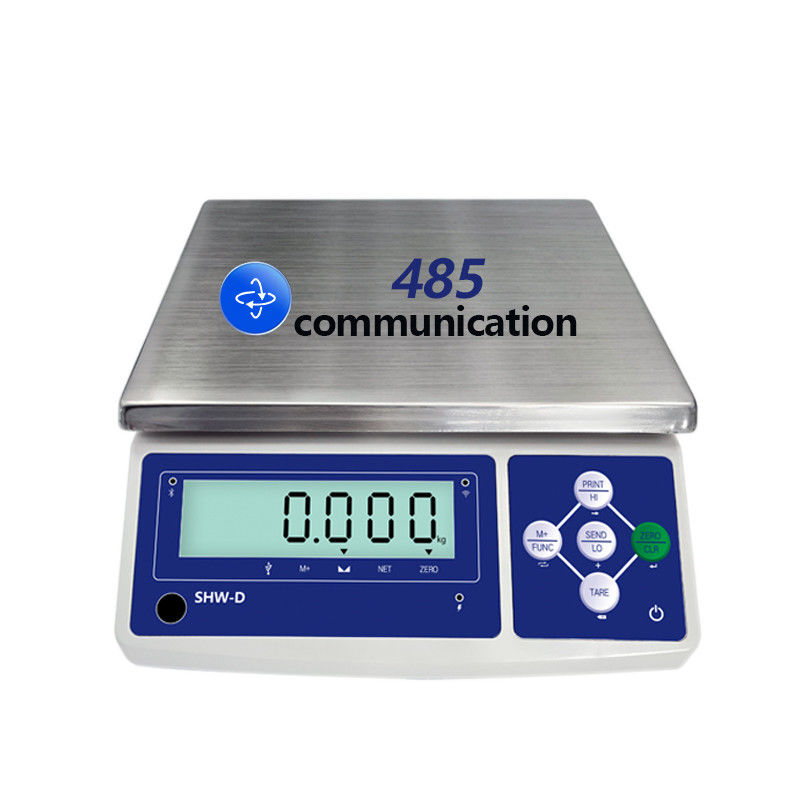 SHWDL-485 6KG Modbus 485 Comunicação LCD Display Fornecimento de energia AC/DC para software ERP