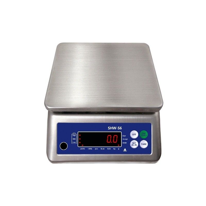 AC220V/50HZ Fornecimento de energia SOHE S6 3KG aço inoxidável IP68 Escala à prova d'água para potentes