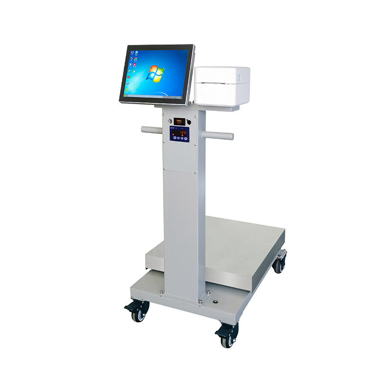 Display LCD do sistema Windows 10 Escala inteligente móvel para até 300 kg Computador touch screen