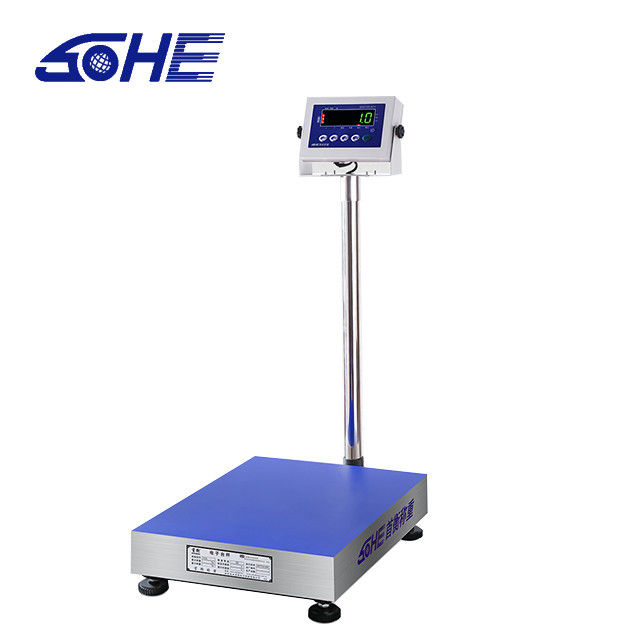 Escala de plataforma digital industrial resistente de 150 kg com fonte de alimentação 5v / 1A e ecrã LED
